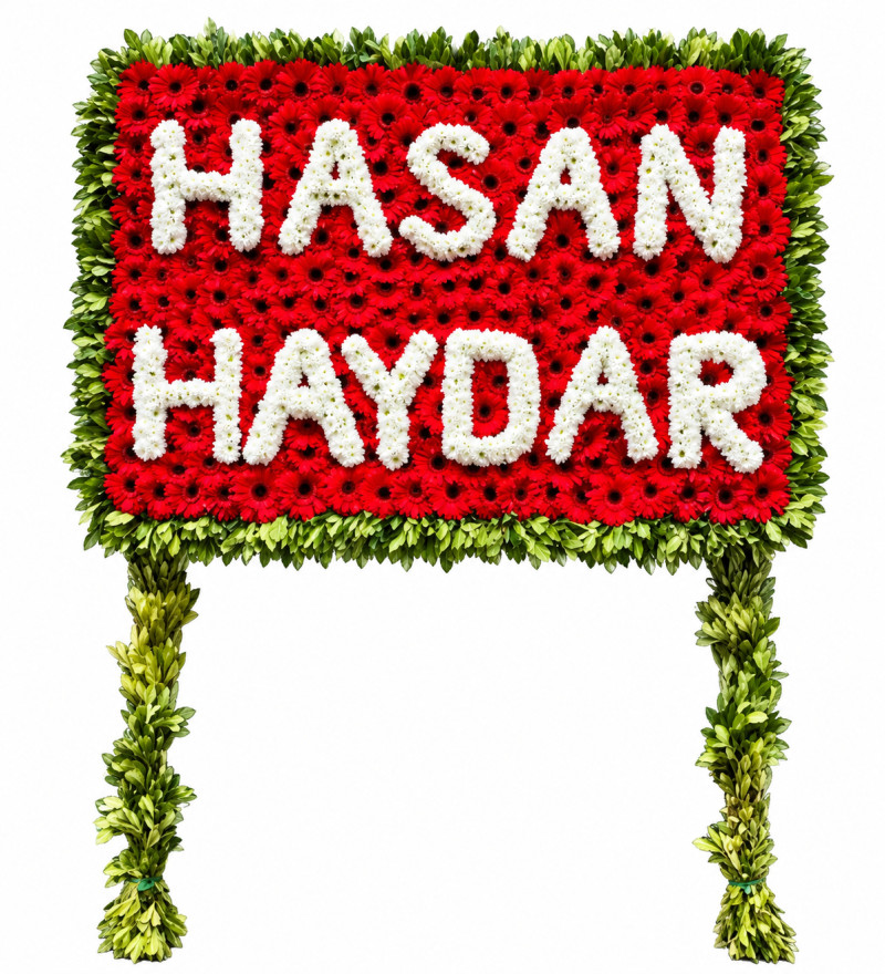 Kırmızı Gerbera Pano Açılış ve Tören Çelengi